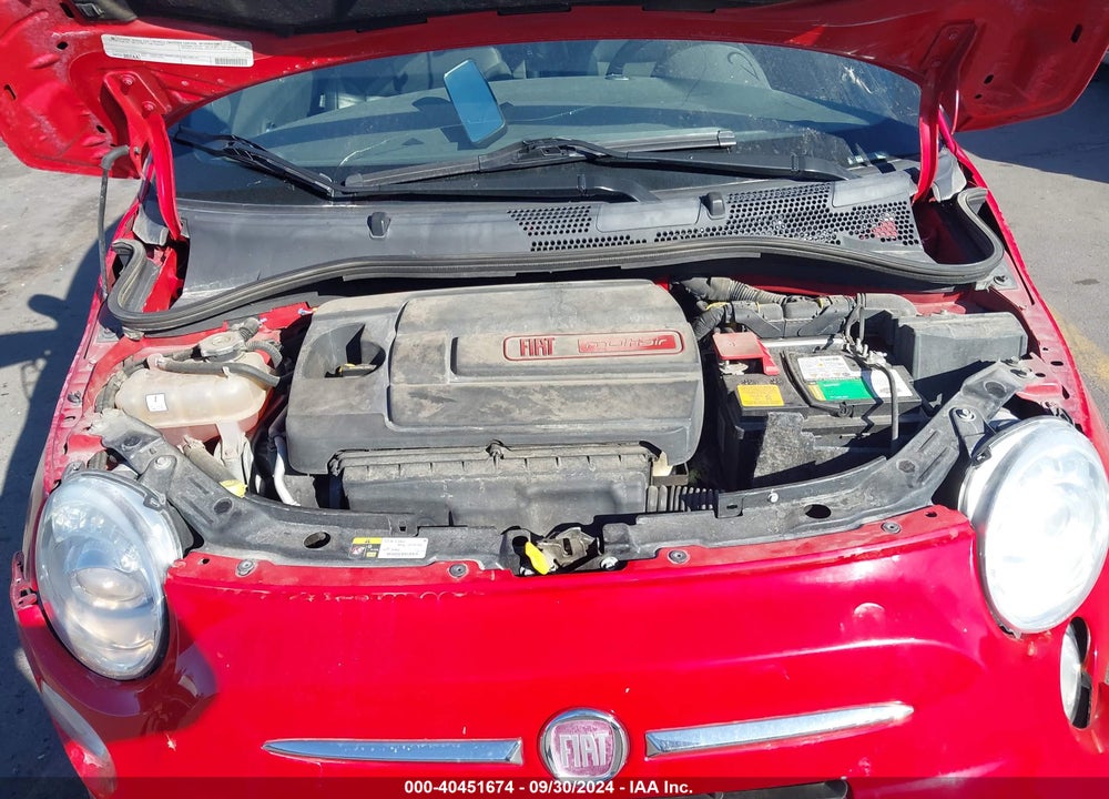 2012 FIAT 500 VIN: 3C3CFFBR6CT360654