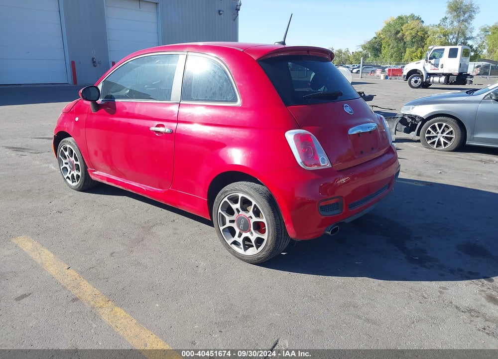 2012 FIAT 500 VIN: 3C3CFFBR6CT360654