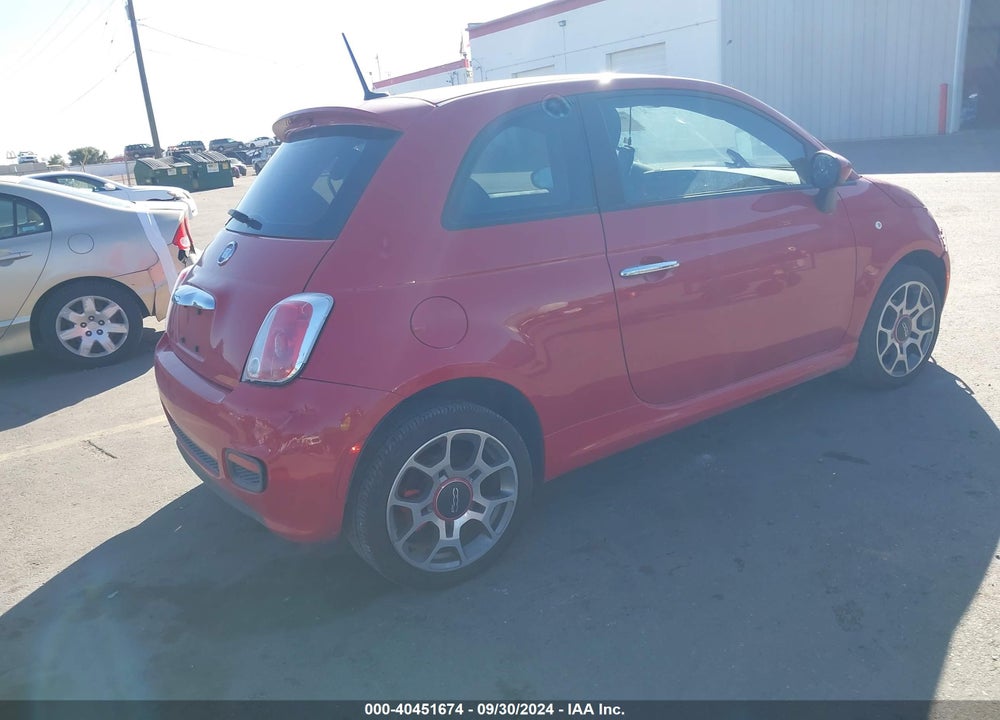 2012 FIAT 500 VIN: 3C3CFFBR6CT360654