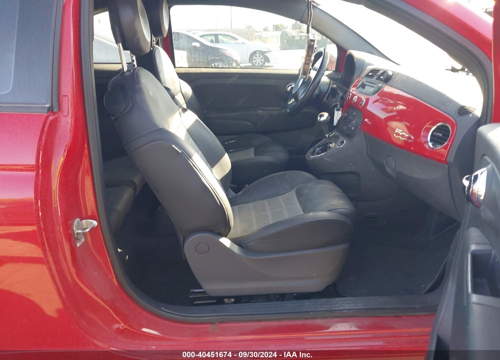 2012 FIAT 500 VIN: 3C3CFFBR6CT360654