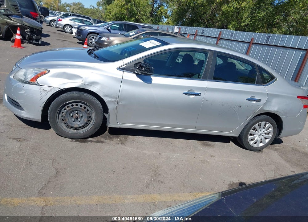 2014 NISSAN SENTRA SV VIN: 3N1AB7AP1EY252407