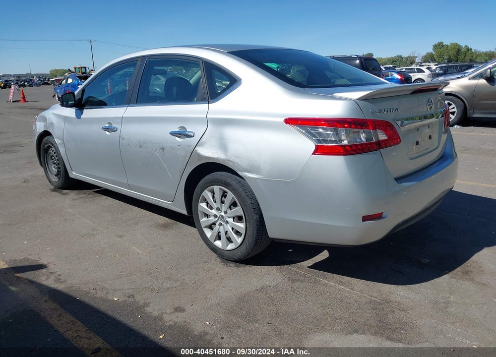 2014 NISSAN SENTRA SV VIN: 3N1AB7AP1EY252407