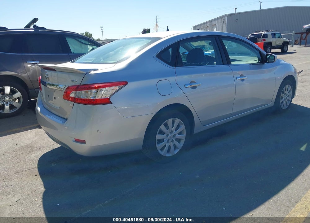 2014 NISSAN SENTRA SV VIN: 3N1AB7AP1EY252407