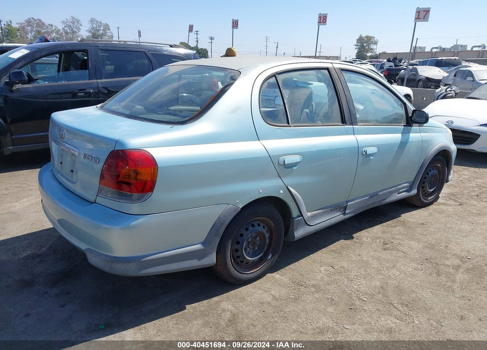 2003 TOYOTA ECHO VIN: JTDBT123830268943