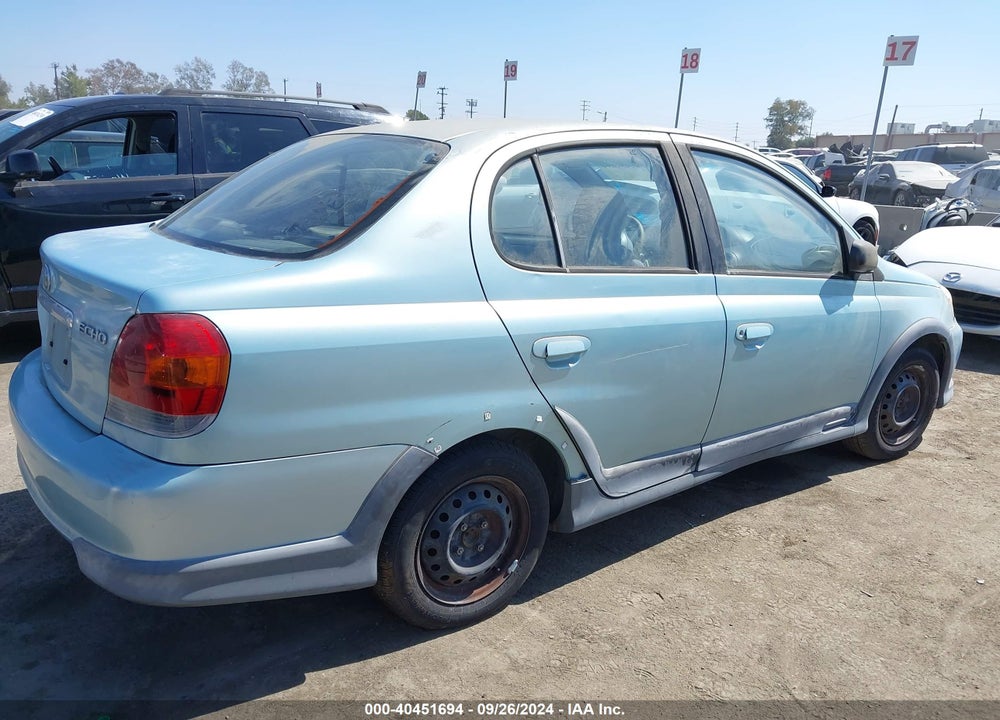 2003 TOYOTA ECHO VIN: JTDBT123830268943