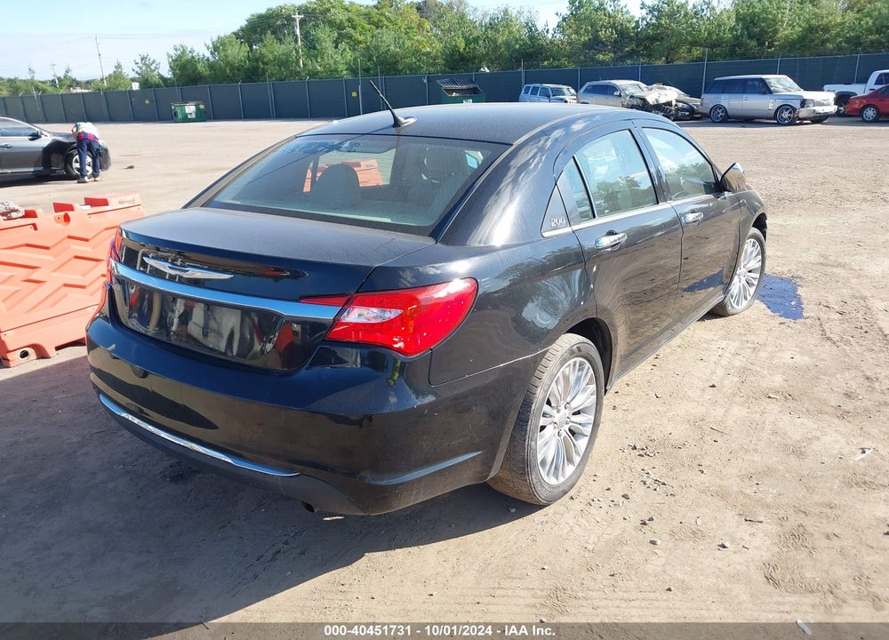 2012 CHRYSLER 200 LIMITED VIN: 1C3CCBCBXCN162338