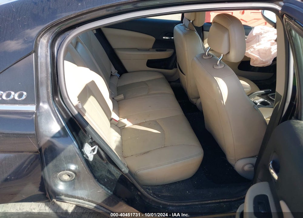 2012 CHRYSLER 200 LIMITED VIN: 1C3CCBCBXCN162338