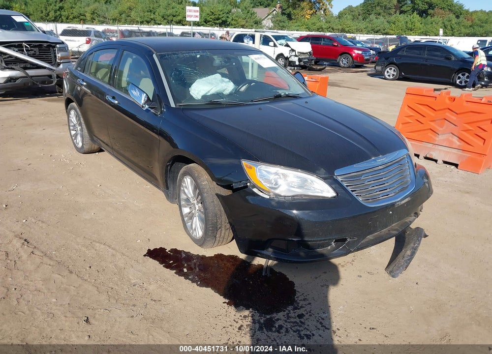 2012 CHRYSLER 200 LIMITED VIN: 1C3CCBCBXCN162338