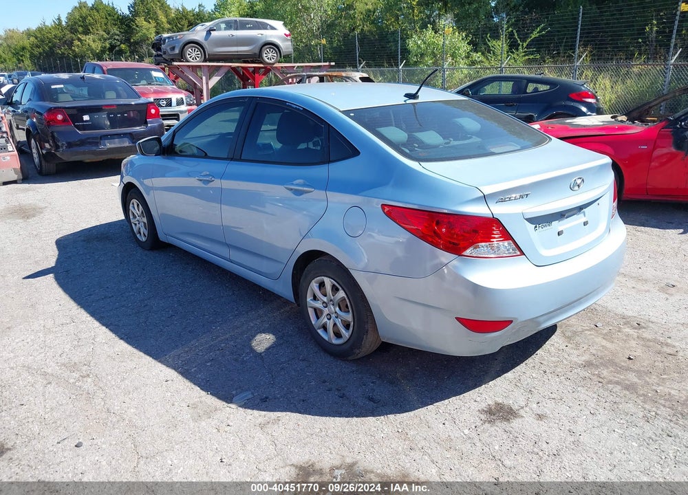 2013 HYUNDAI ACCENT GLS VIN: KMHCT4AE7DU427725