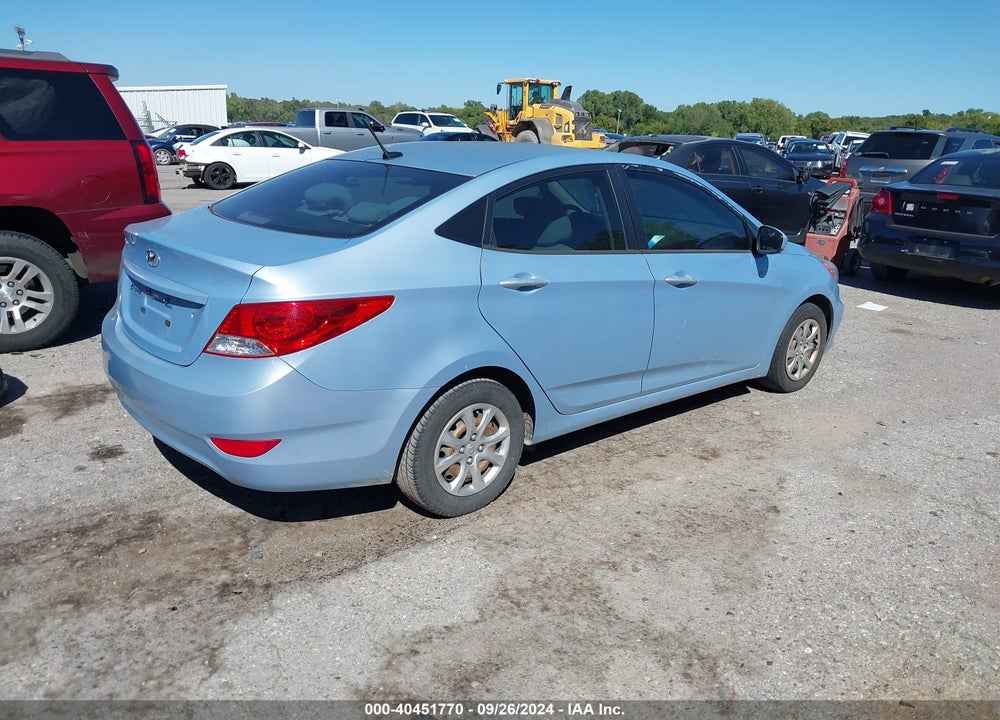 2013 HYUNDAI ACCENT GLS VIN: KMHCT4AE7DU427725