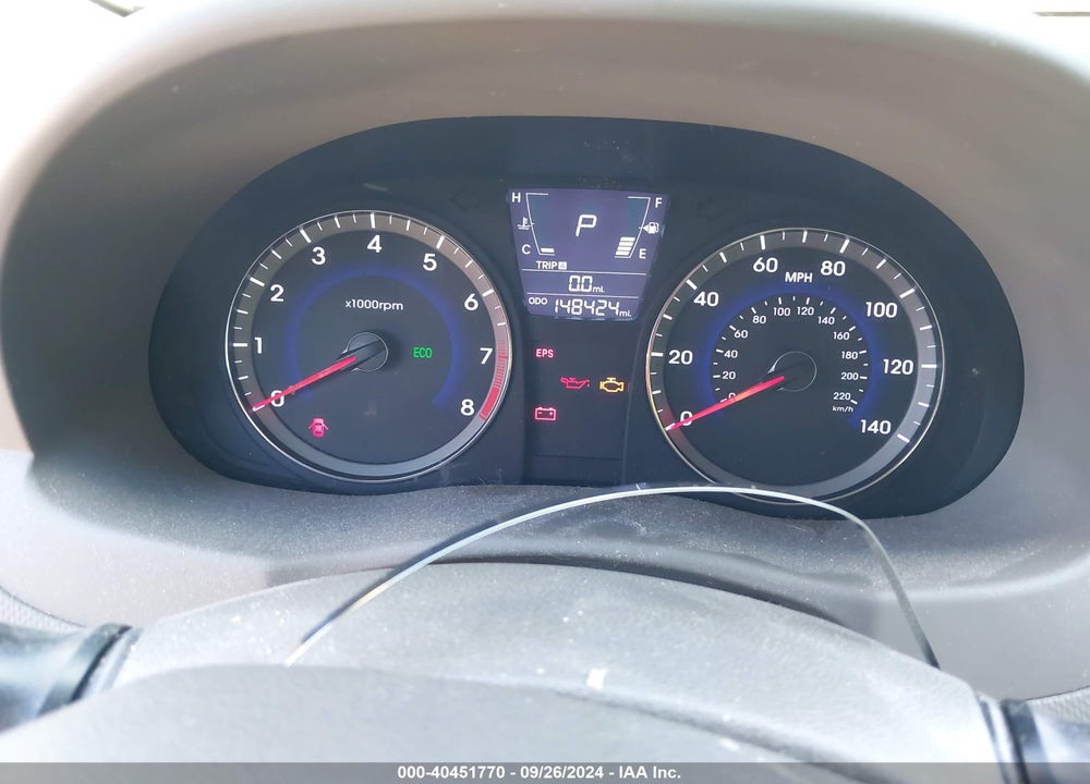 2013 HYUNDAI ACCENT GLS VIN: KMHCT4AE7DU427725