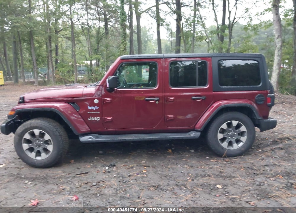 2021 JEEP WRANGLER UNLIMITED SAHARA 4X4 VIN: 1C4HJXEG3MW663743