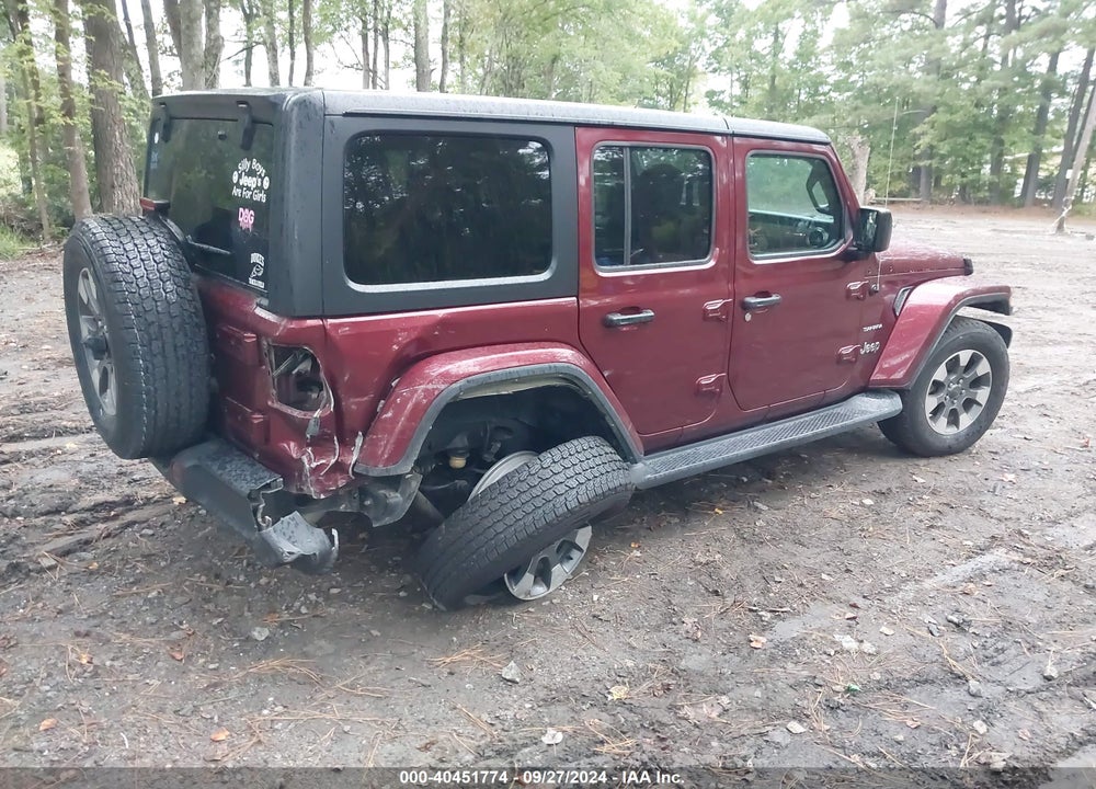 2021 JEEP WRANGLER UNLIMITED SAHARA 4X4 VIN: 1C4HJXEG3MW663743