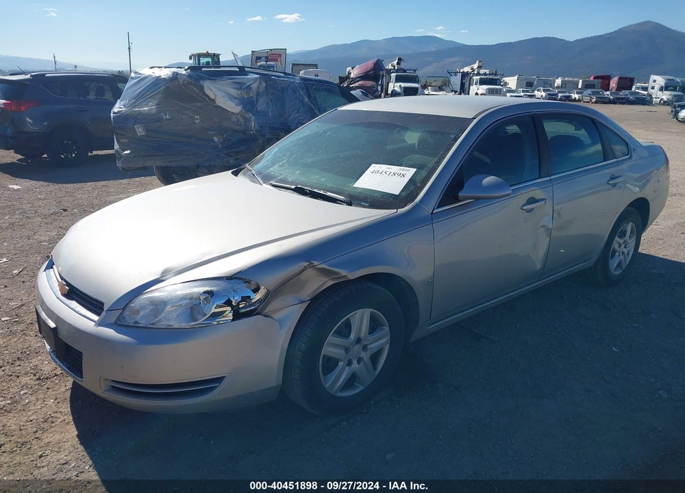 2008 CHEVROLET IMPALA LS VIN: 2G1WB58K281230400