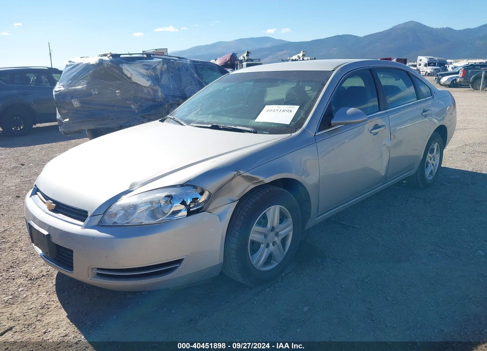 2008 CHEVROLET IMPALA LS VIN: 2G1WB58K281230400