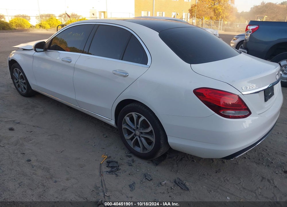 2017 MERCEDES-BENZ C 300 VIN: WDDWF4KB7HR231280