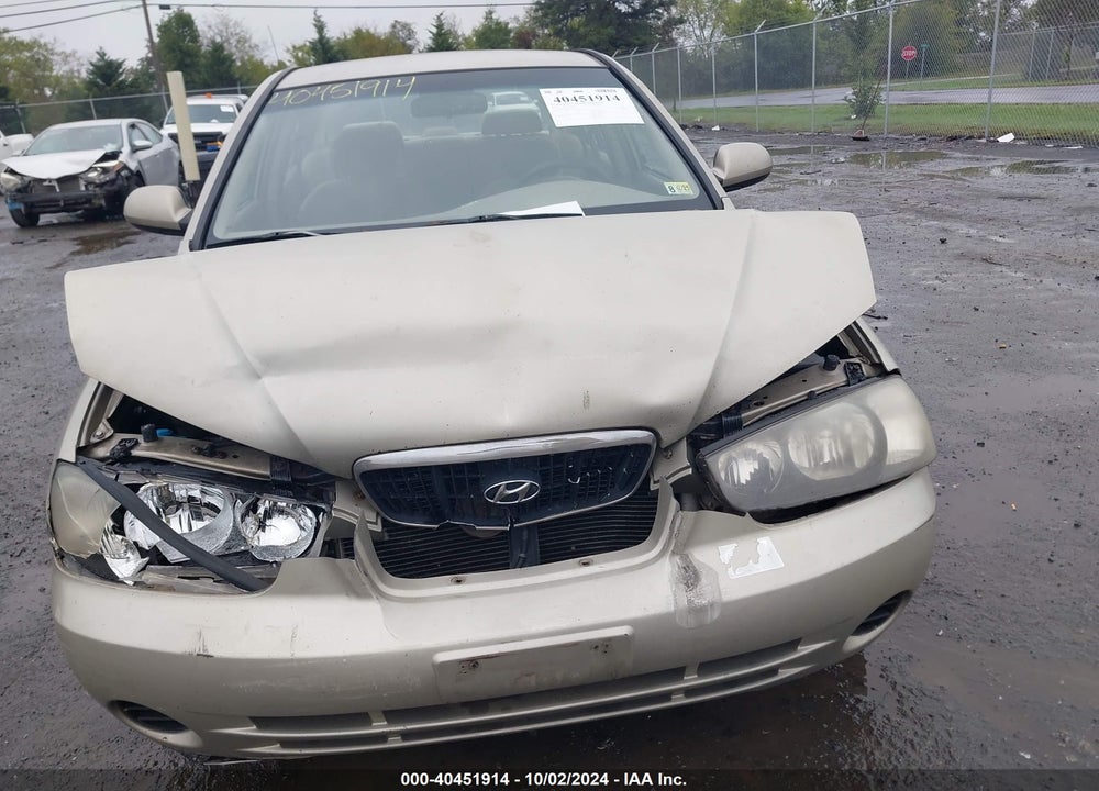 2001 HYUNDAI ELANTRA GLS VIN: KMHDN45D81U088842