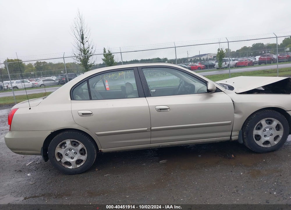 2001 HYUNDAI ELANTRA GLS VIN: KMHDN45D81U088842