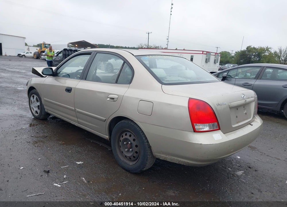 2001 HYUNDAI ELANTRA GLS VIN: KMHDN45D81U088842