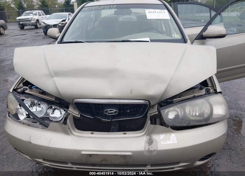 2001 HYUNDAI ELANTRA GLS VIN: KMHDN45D81U088842
