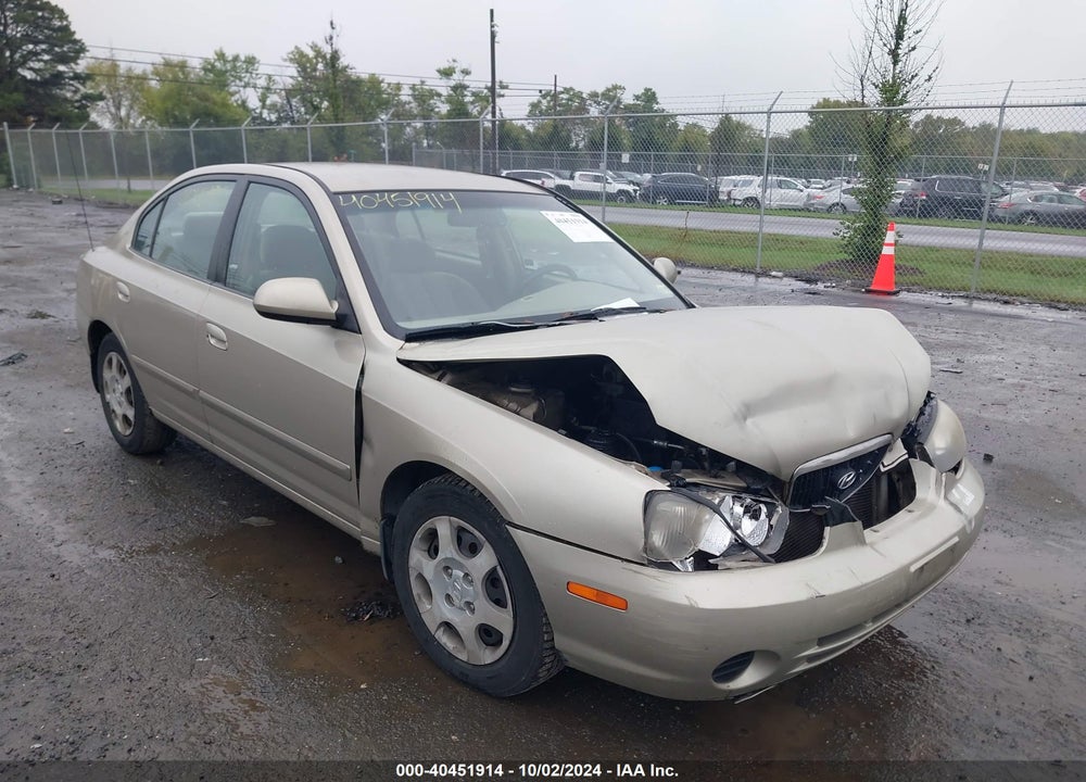 2001 HYUNDAI ELANTRA GLS VIN: KMHDN45D81U088842