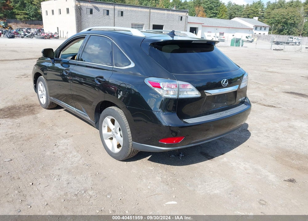 2012 LEXUS RX 350 VIN: 2T2BK1BA0CC122894