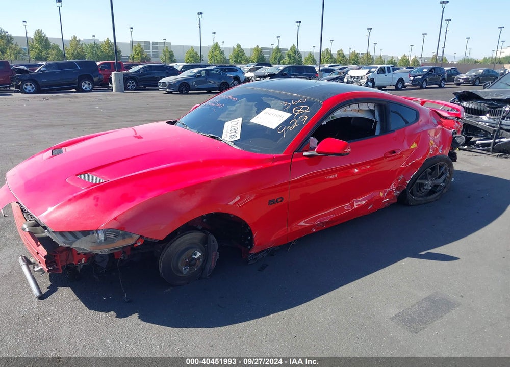 2019 FORD MUSTANG GT PREMIUM VIN: 1FA6P8CF7K5148310