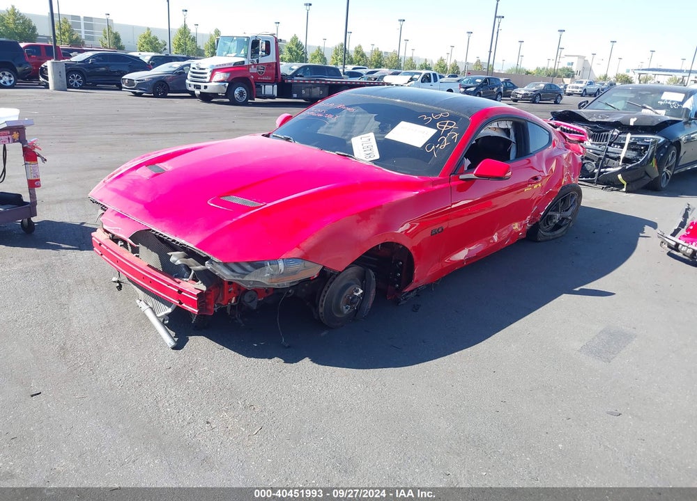 2019 FORD MUSTANG GT PREMIUM VIN: 1FA6P8CF7K5148310