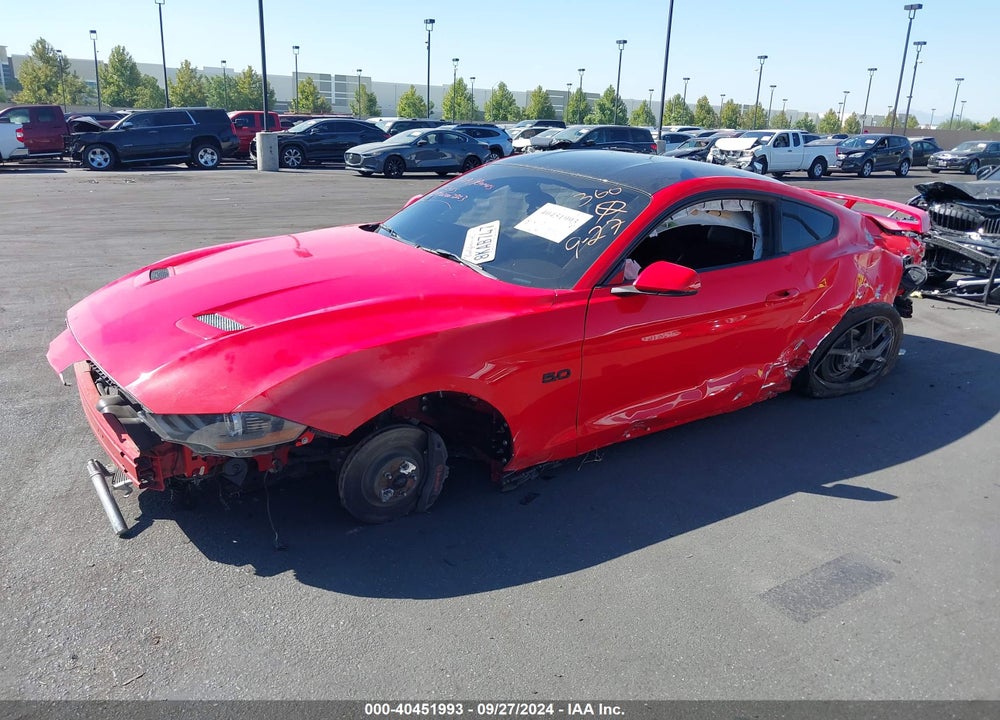 2019 FORD MUSTANG GT PREMIUM VIN: 1FA6P8CF7K5148310