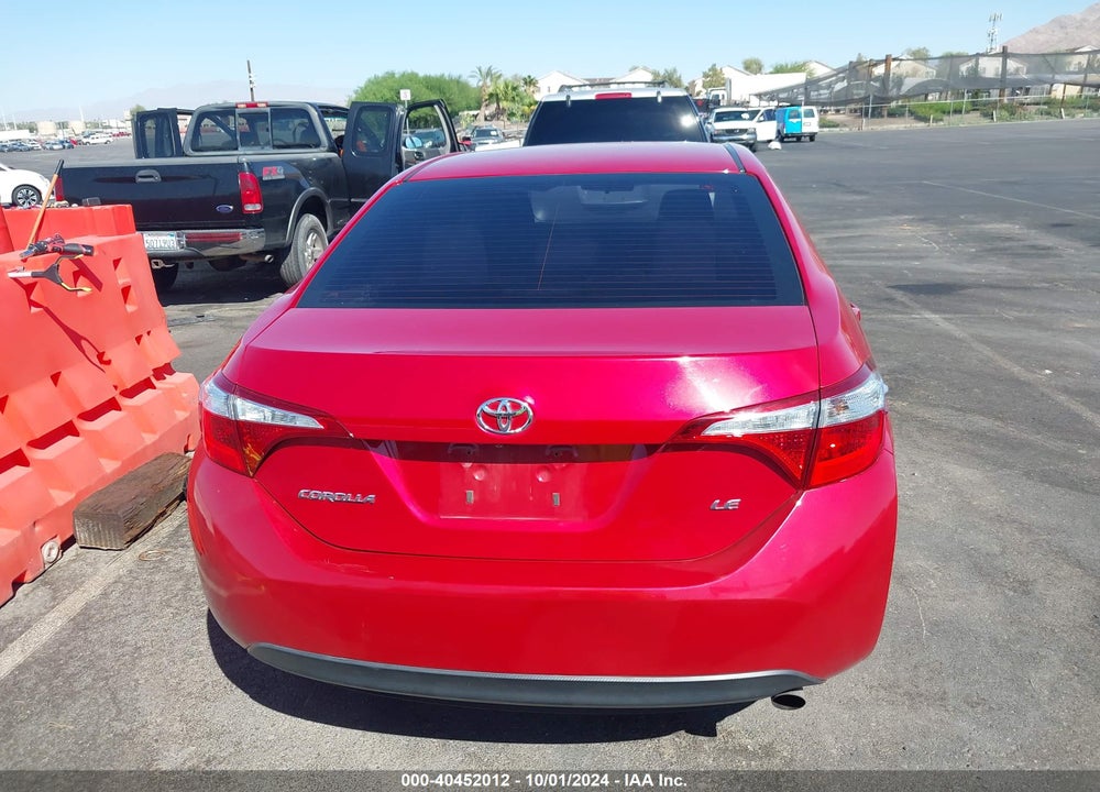 2016 TOYOTA COROLLA LE VIN: 2T1BURHE6GC664238