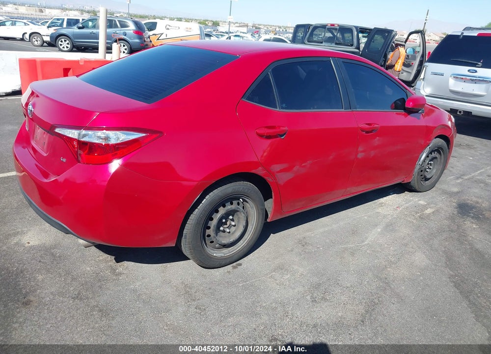 2016 TOYOTA COROLLA LE VIN: 2T1BURHE6GC664238