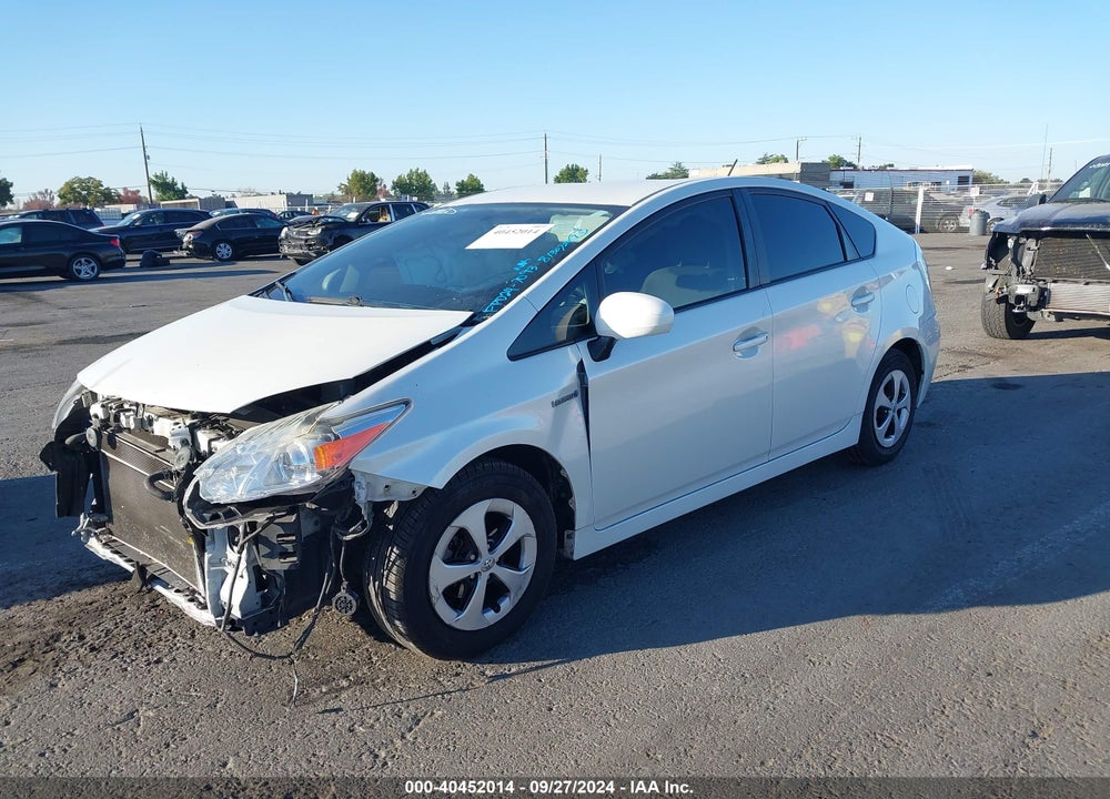 2015 TOYOTA PRIUS THREE VIN: JTDKN3DU2F0402992