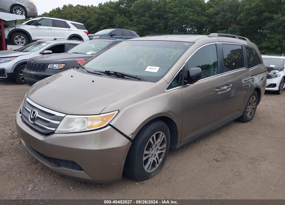 2011 HONDA ODYSSEY EX-L VIN: 5FNRL5H65BB065774