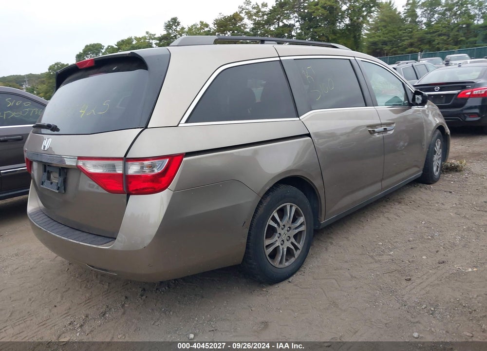 2011 HONDA ODYSSEY EX-L VIN: 5FNRL5H65BB065774