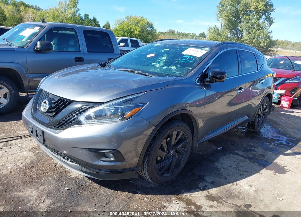 2018 NISSAN MURANO SL VIN: 5N1AZ2MH0JN198990