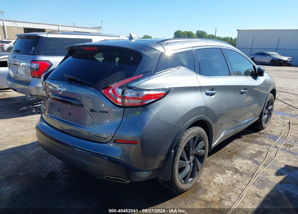 2018 NISSAN MURANO SL VIN: 5N1AZ2MH0JN198990