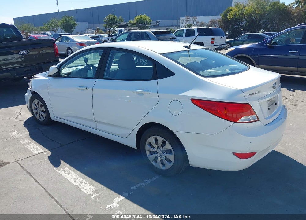 2017 HYUNDAI ACCENT SE VIN: KMHCT4AEXHU311005