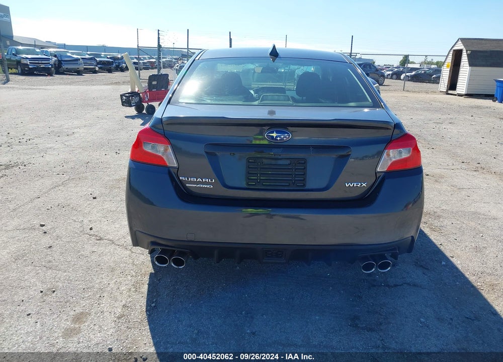 2017 SUBARU WRX VIN: JF1VA1B66H9828609
