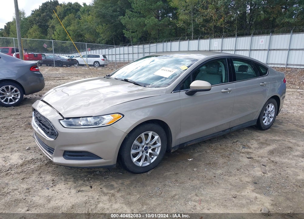 2015 FORD FUSION S VIN: 3FA6P0G76FR123194