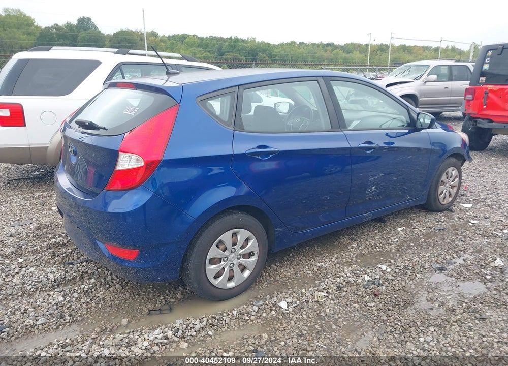 2016 HYUNDAI ACCENT SE VIN: KMHCT5AE4GU290236