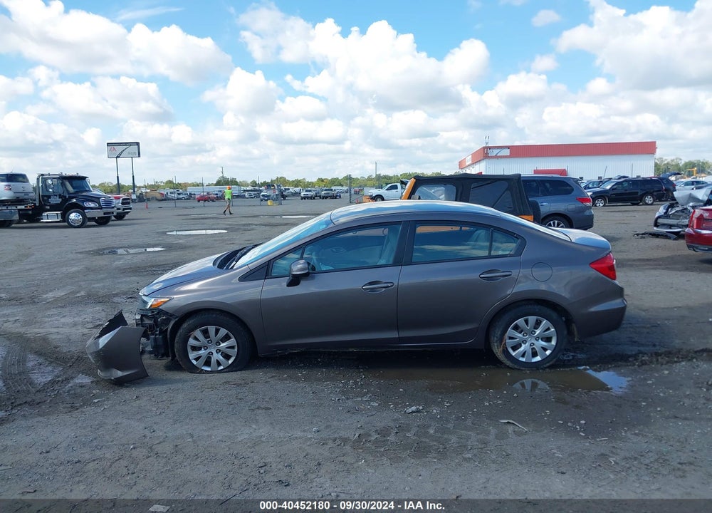 2012 HONDA CIVIC LX VIN: 2HGFB2F56CH605497