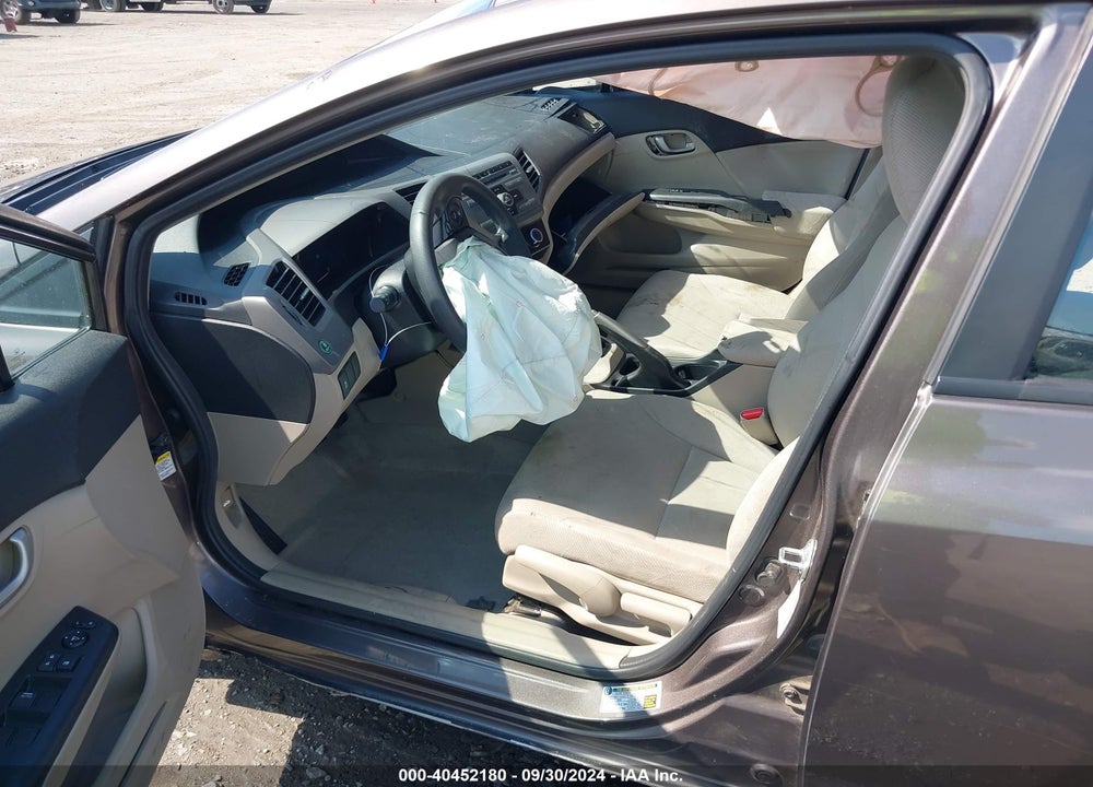 2012 HONDA CIVIC LX VIN: 2HGFB2F56CH605497