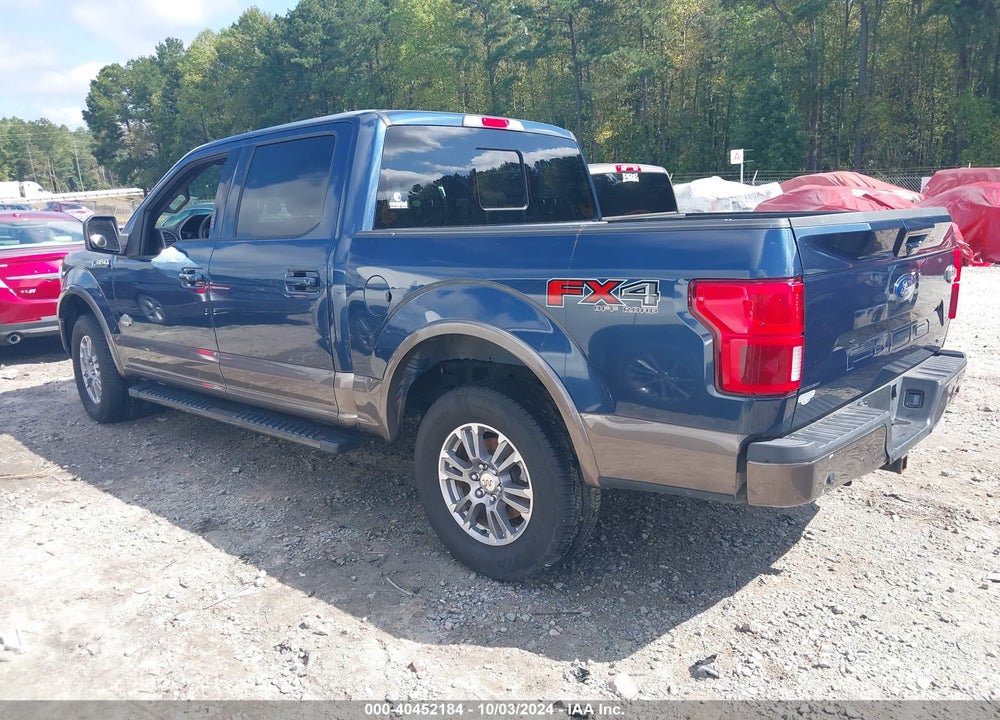 2020 FORD F-150 KING RANCH VIN: 1FTEW1E43LFB75656
