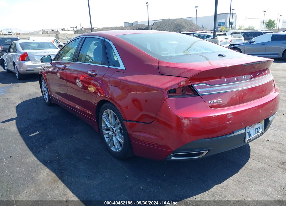2014 LINCOLN MKZ VIN: 3LN6L2GK5ER820999