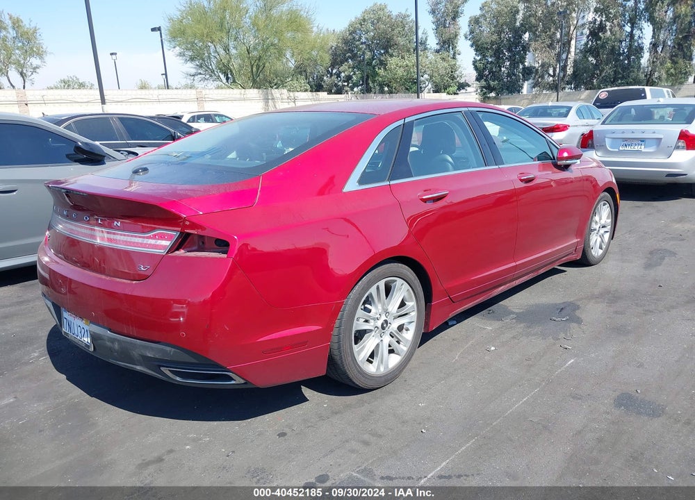 2014 LINCOLN MKZ VIN: 3LN6L2GK5ER820999