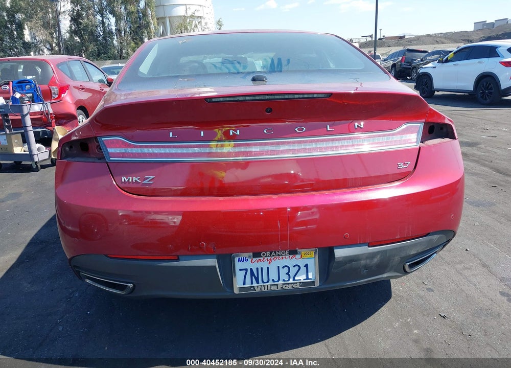 2014 LINCOLN MKZ VIN: 3LN6L2GK5ER820999
