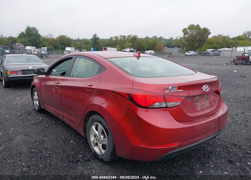 2014 HYUNDAI ELANTRA SE VIN: 5NPDH4AE9EH490170