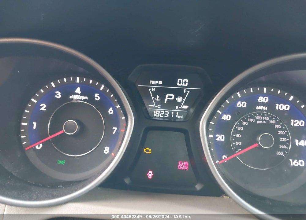 2014 HYUNDAI ELANTRA SE VIN: 5NPDH4AE9EH490170