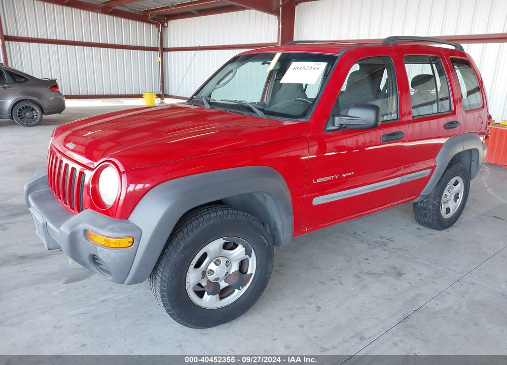 2002 JEEP LIBERTY SPORT VIN: 1J4GK48K02W172108