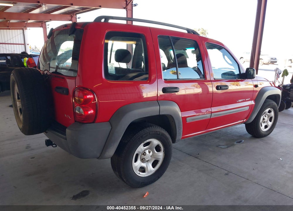 2002 JEEP LIBERTY SPORT VIN: 1J4GK48K02W172108